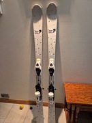 Narty damskie Salomon L 151cm brokatowe