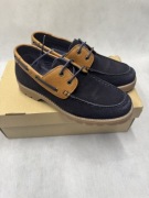 Buty damskie mokasyny zamszowe granatowe rozmiar 39