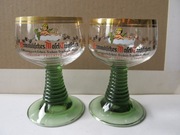 ŚLICZNE stare kieliszki - reaktywne w UV - REMERY - 2 szt.