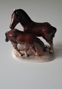 Figurka porcelanowa konie Zierkeramik Katzhütte, Germany do renowacji