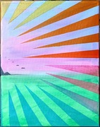 Obraz abstrakcyjny krajobraz