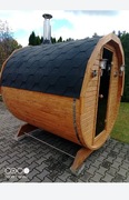 Sauna ogrodowa beczka domowe spa 