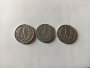 VIII/16 PRL 1 ZLOTY 1949 1987 1988