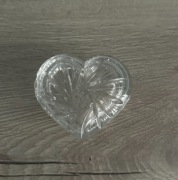 Puzderko -serce  kryształowe z lat PRL-u.