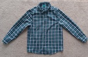 Chłopięca koszula w kratkę rozm. 122 cm.