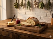 Solidna Dębowa Deska Sztorcowa z Jesionem – 4 cm grubości | 40x30 cm