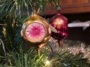 Stare bombki z okresu PRL ręcznie malowane dmuchane 12 sztuk