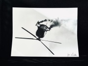 Obraz czarnobiały helikopter 40x30