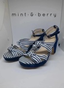 sandały na obcasie Mint & Berry rozmiar 36
