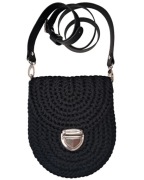 torebka czarna listonoszka damska