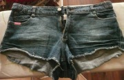 Spodenki jeansowe szorty 42 strzępione