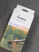 Marco Raffine Colored Pencil 24 Kredki 24 Kolorów Wodnych Z Pędzelkiem