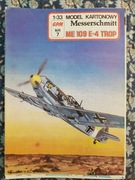 Model Kartonowy Messerschmitt ME 109 E-4 TROP 