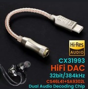 DAC Wzmacniacz Słuchawkowy  USB C/3,5mm.CX31993