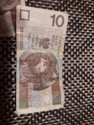 Banknot 10zl z unikatowy z serii BB 