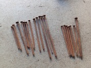 Stare gwoździe metalowe