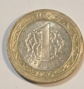 541. Moneta Turcja 1 lira 2016 rok  