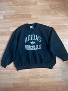 Bluza Adidas Originals Oversize Haft logo – crewneck black M/L unisex