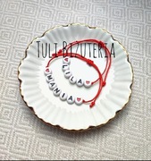 Bransoletka z imieniem na dzień kobiet przedszkole prezent dziewczynki