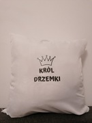 Poduszka z napisem 