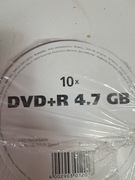 9 sztuk Płyt DVD+R Recordable 4.7 GB up to 16x Multi Speed