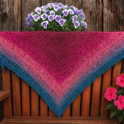 Chusta robiona szydełkiem