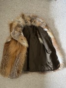 Kamizelka / futro z lisa - rozmiar XXS