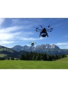 Duży profesjonalny dron Multirotor oktokopter