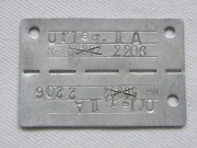 NIEŚMIERTELNIK NIEMIECKI - OFLAG II A - polski oficer - oryginał