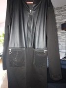 Bluza czarna ala płaszczyk 