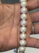 Naszyjnik Perły naturalne barokowe Duże Złocenie 18K