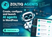 Zoltiq Agents – AI Agent for WordPress | Chatbot + Abilities + Workflow