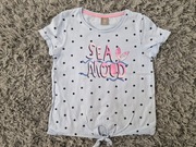 Rozm 122 koszulka bluzka z krótkim rękawem dla dziewczynki 