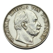 1 Talar 1871 A - WILHELM - PRUSY - SREBRO