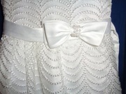 Śliczna sukieneczka biała , koronka roz 92 na około 1,5-2,5 roku