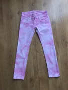 Damskie różowe jeansy. Rozmiar 36/38