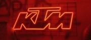Neon led logo KTM