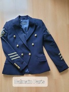 Żakiet marynarka Balmain Paris rozmiar S styl militarny 