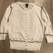 Sweter Levi’s vintage , bialy , bawełna 100% .