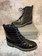 Skórzane ocieplane botki Marco Tozzi