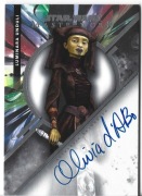 Olivia d'Abo - Luminara Unduli - Star Wars (Gwiezdne Wojny)-autograf- karta