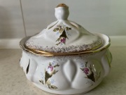 Cukiernica porcelana z pokrywką w stylu Vintage Slovakia PRL