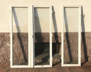 Powojenne, zewnętrzne drewniane okna, lata 50-siąte, vintage