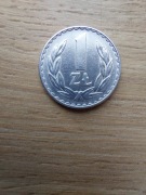 Polska 1 zł 1975 bez znaku mennicy; stan I/-I