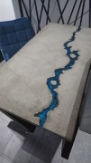 Desingerskie Biurko beton architektoniczny żywica