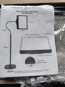 LUPA SZKŁO POWIĘKSZAJĄCE NA STATYWIE PODŁOGOWE PODŚWIETLANE