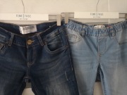 2szt Tregginsy jeansowe House Cropp 