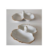 Solniczka i pieprzniczka przyprawnik Fryderyk  wałbrzych porcelana zabytek 