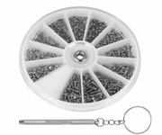 600x Śruby okularowe Nakrętki z mikro