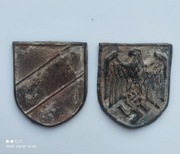 Tarczki Wermachtu Afrika Korps  Oryginalne 